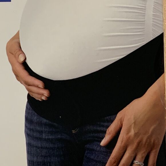 Belly Bandit Size Medium black maternity support belt with hot/cold gel pack - Picture 2 of 8